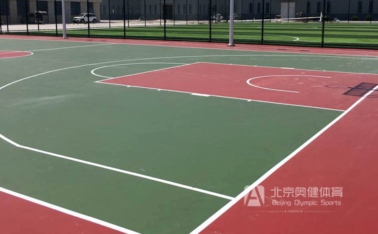 塑膠籃球場(chǎng)地面