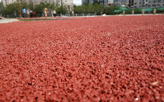 學(xué)校操場塑膠跑道細(xì)節(jié)圖片