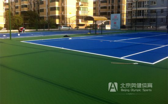 丙烯酸網(wǎng)球場(chǎng)施工特點(diǎn)及維護(hù)